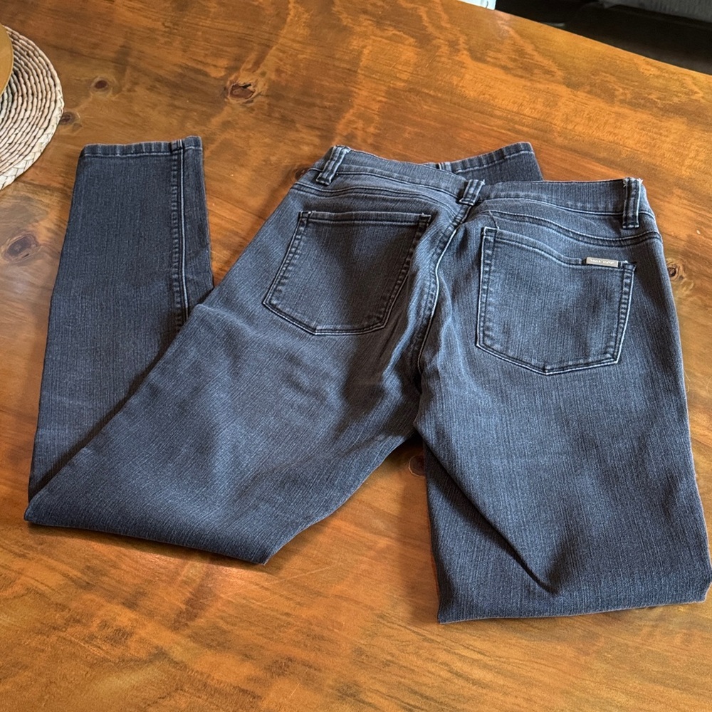White House Black Market Dark Gray Skinny Jeans